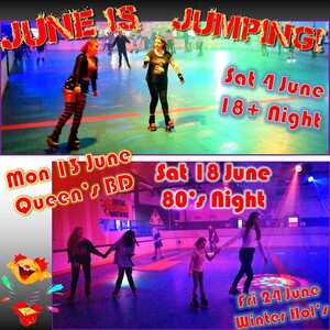 June is jumping